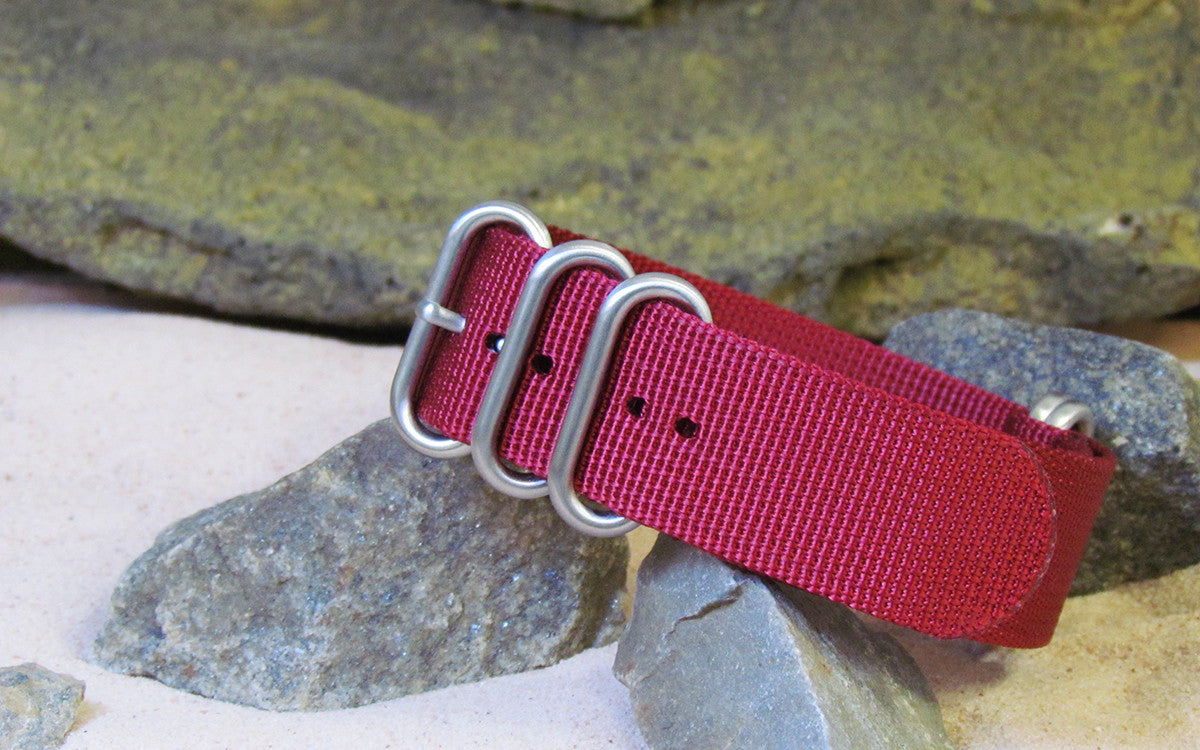 Burgundy XL Z5™ | One-Piece | Nylon | Brushed Hardware