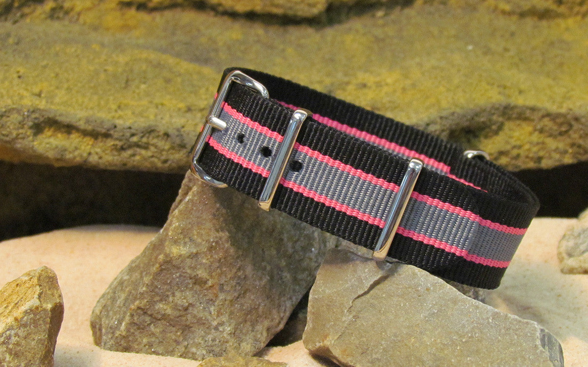 2025 | Black & Pink & Gray | One-Piece | Nylon | Polished Hardware