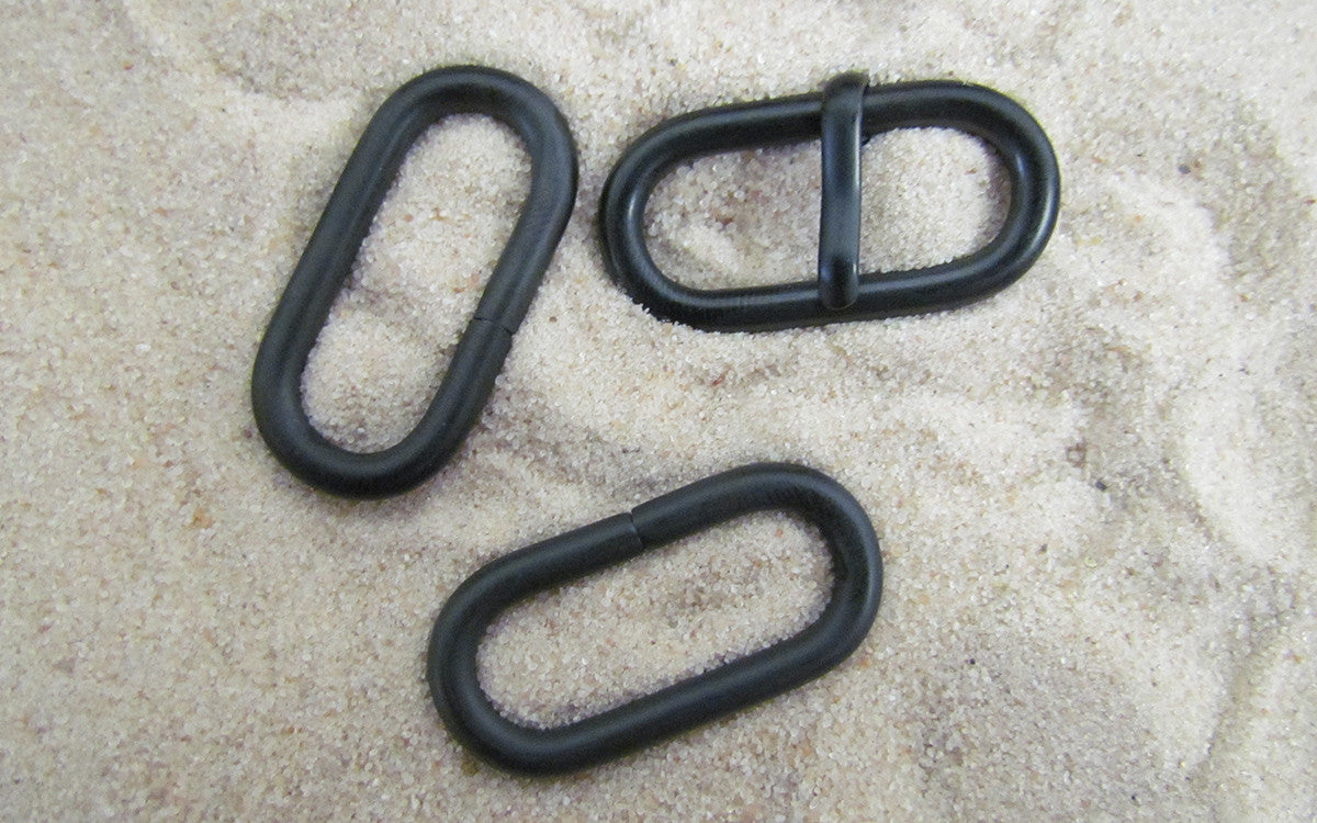 3-Ring PVD Finish Z3 Ballistic Nylon Hardware 18mm