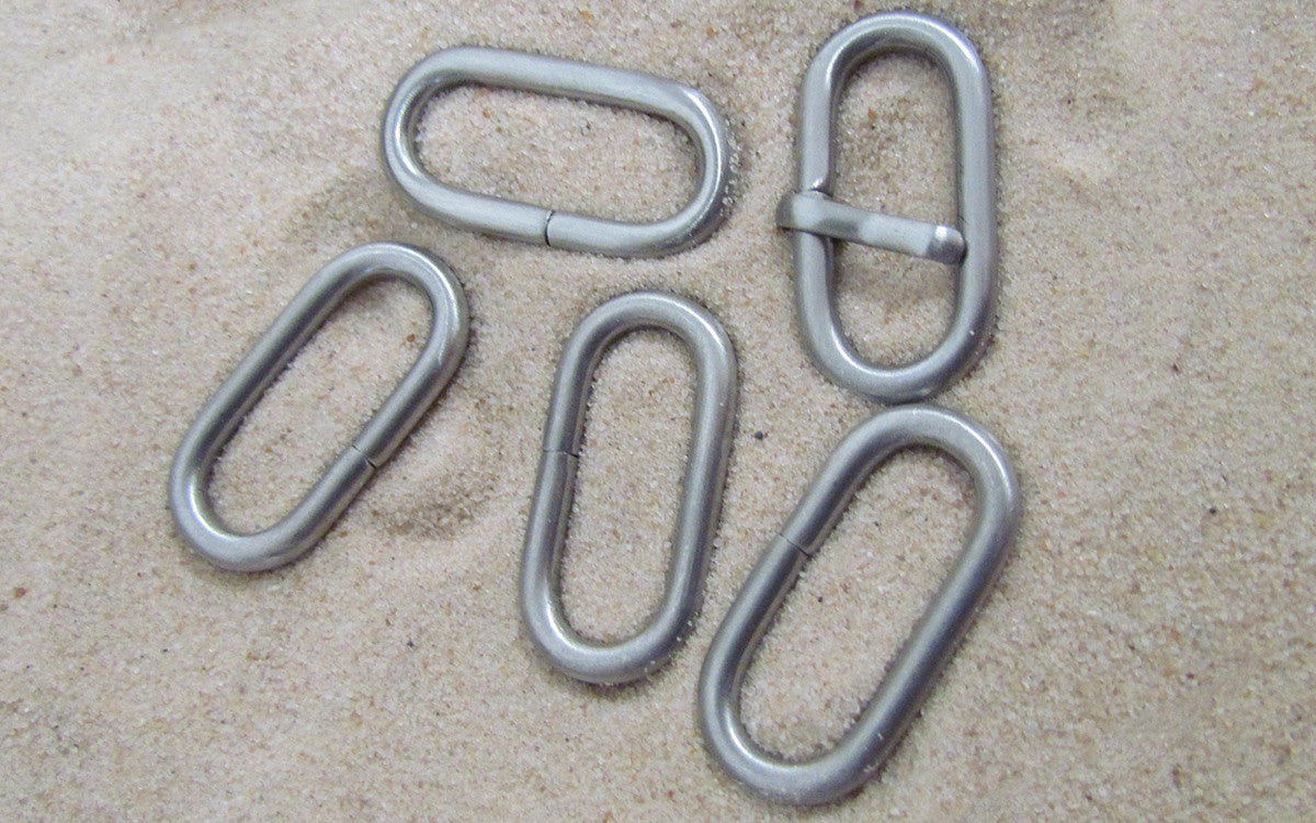 5-Ring Brushed Finish Z5 Ballistic Nylon Hardware 18mm