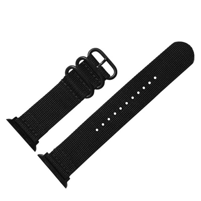 Black-Ops Two Piece Ballistic Nylon Watch Band | Apple Watch | PVD Hardware