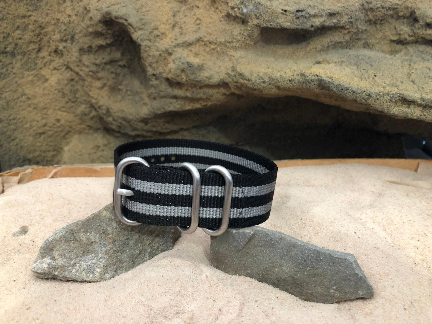 Classic Bond Z3™ Ballistic Nylon Watch Strap w/ Brushed Hardware