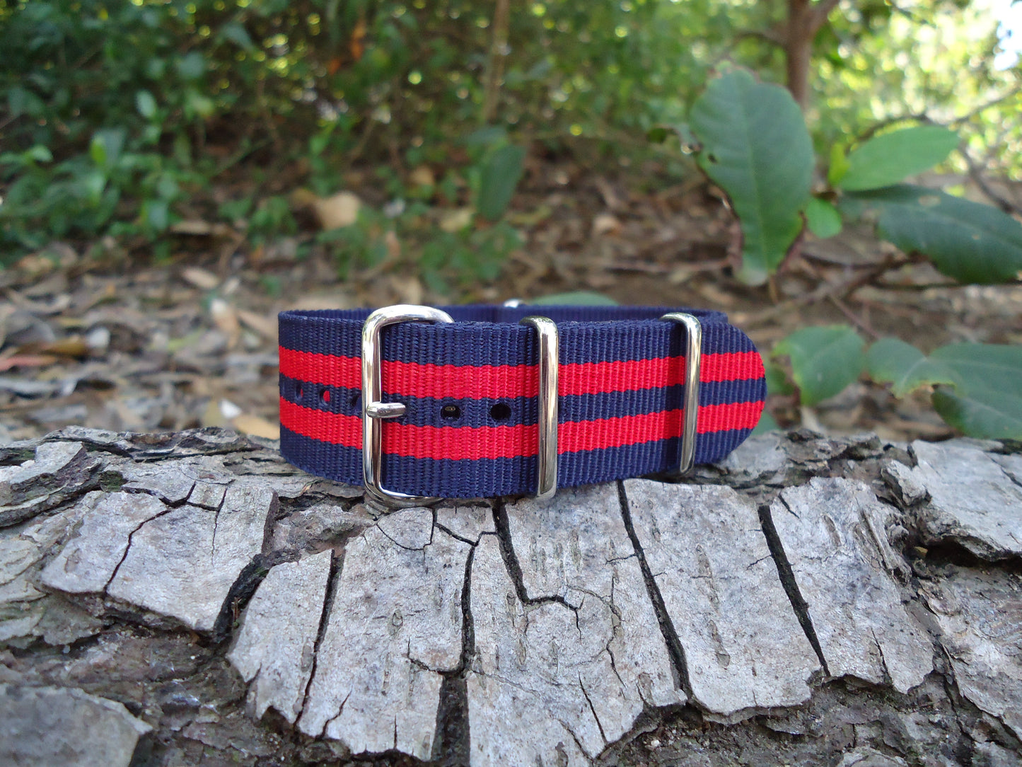 Commander | Navy & Red | One-Piece | Nylon | Polished Hardware