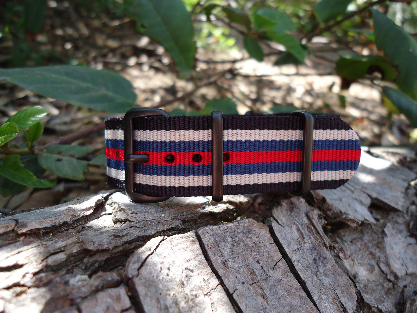 H3rrington | Black & White & Blue & Red | One-Piece | Nylon | PVD Hardware