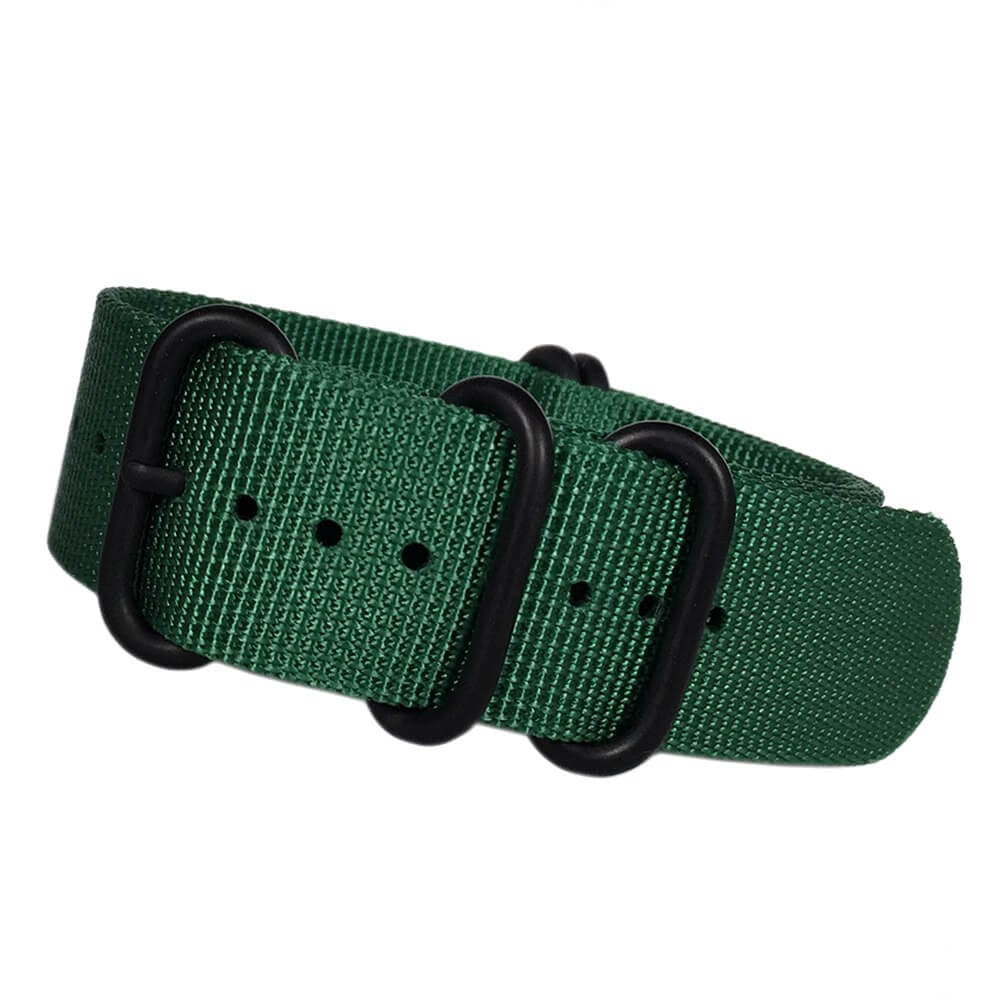 Grass Green Z5™ Ballistic Nylon Watch Strap w/ PVD Hardware