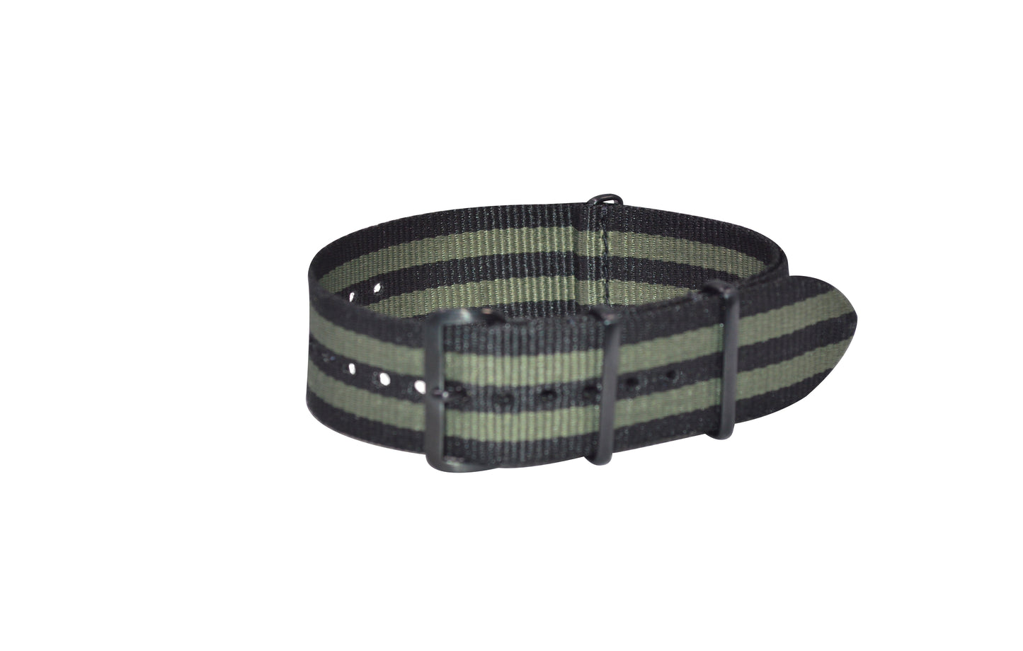 The Grove XL | Black & Dark Green | One-Piece | Nylon | PVD Hardware