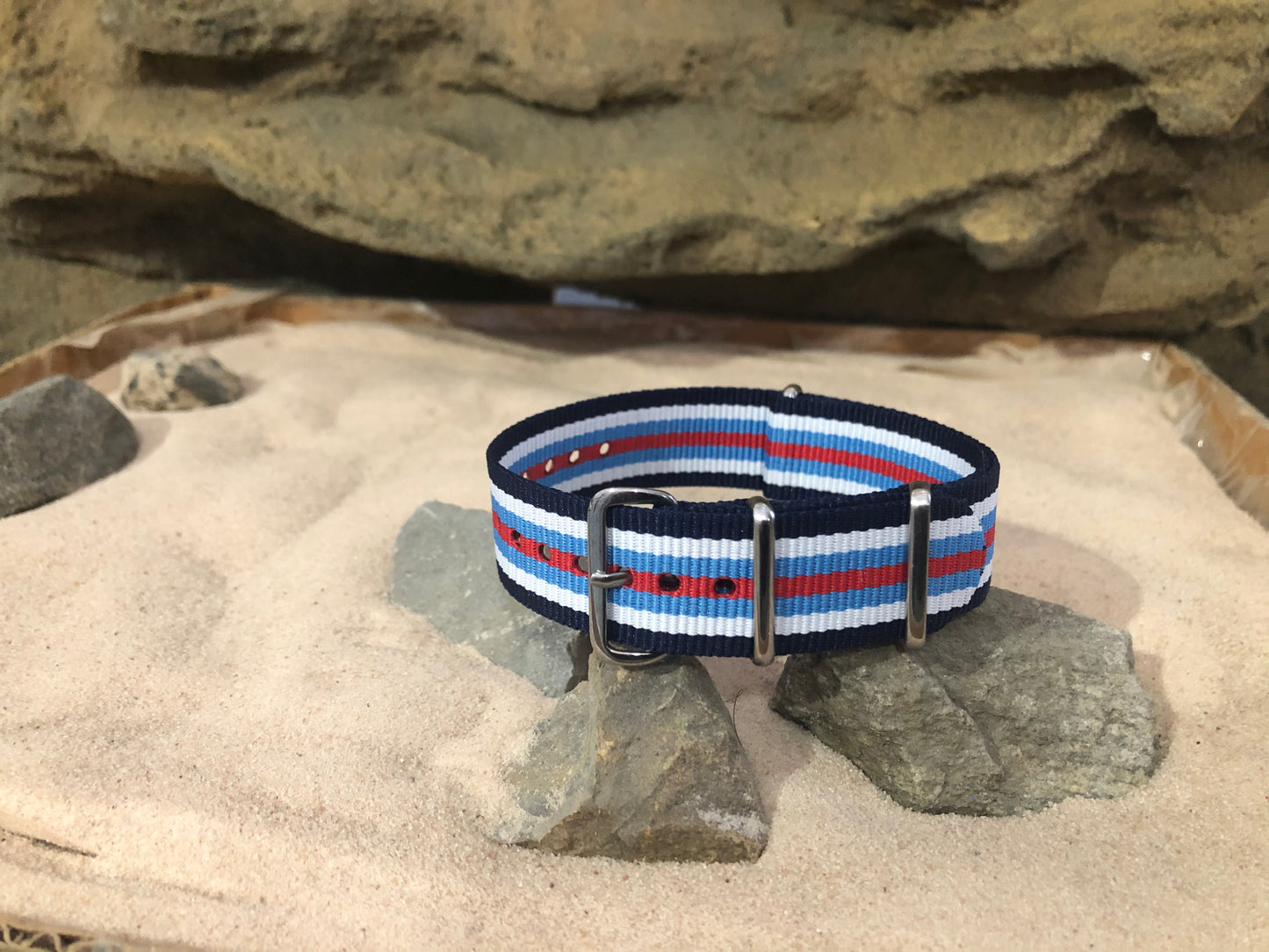 Sound Ballistic Nylon Watch Strap w/ Polished Hardware 20mm