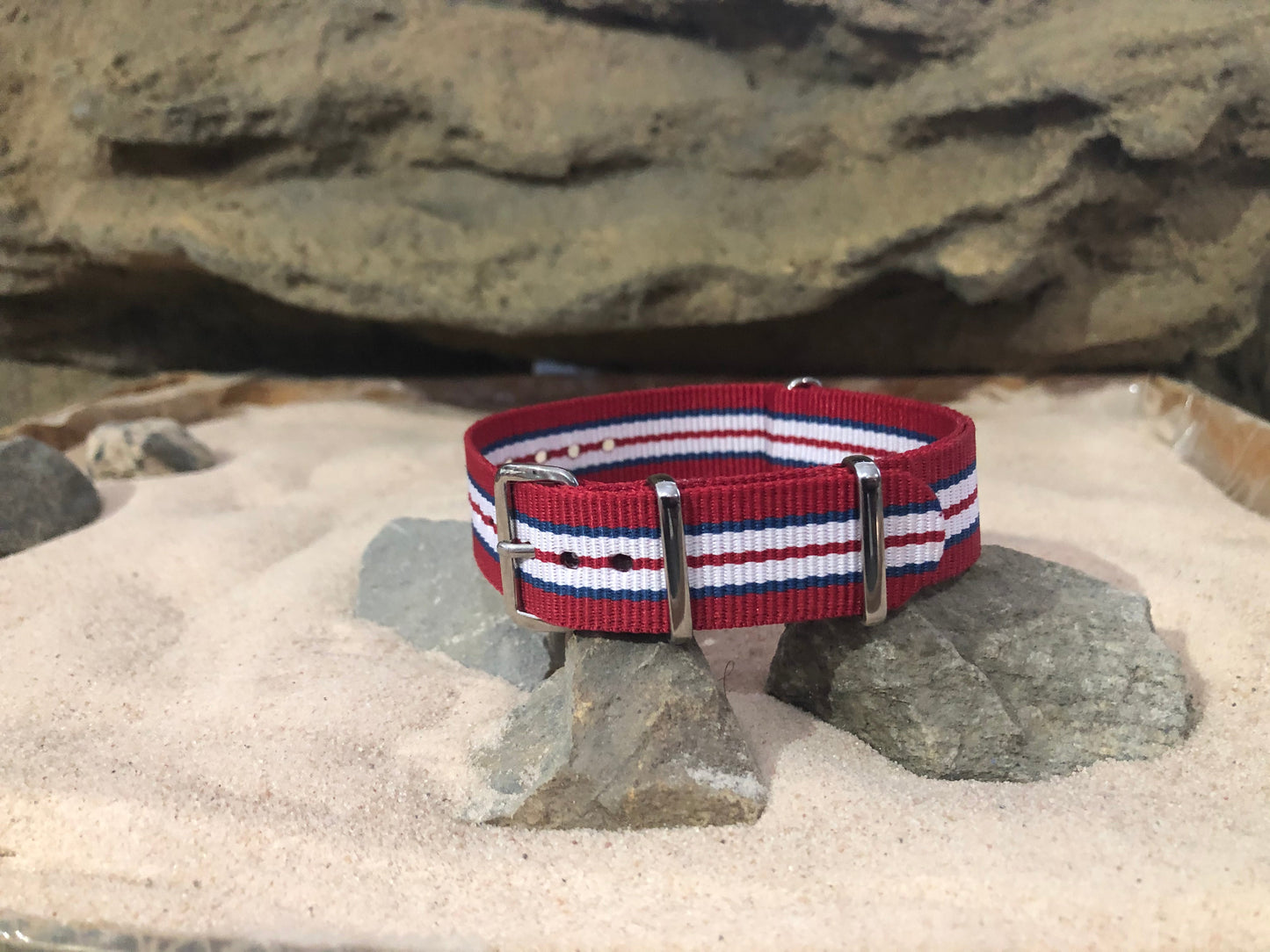 Lexington Ballistic Nylon Watch Strap w/ Polished Hardware