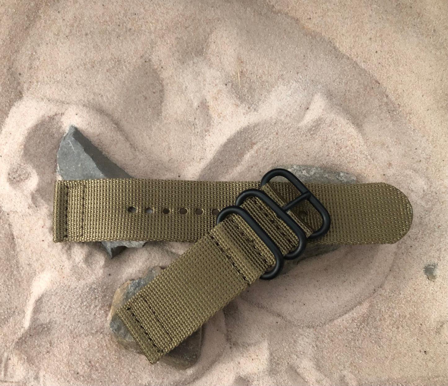 Cadet Z3™ Two-Piece Ballistic Nylon Watch Strap w/ PVD Hardware 24mm