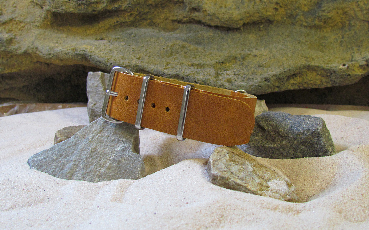 Lasso | Gold Brown | One-Piece | Leather | Polished Hardware