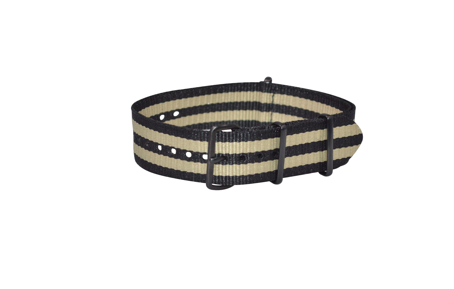 Desert-Ops XL | Black & Tan | One-Piece | Nylon | PVD Hardware