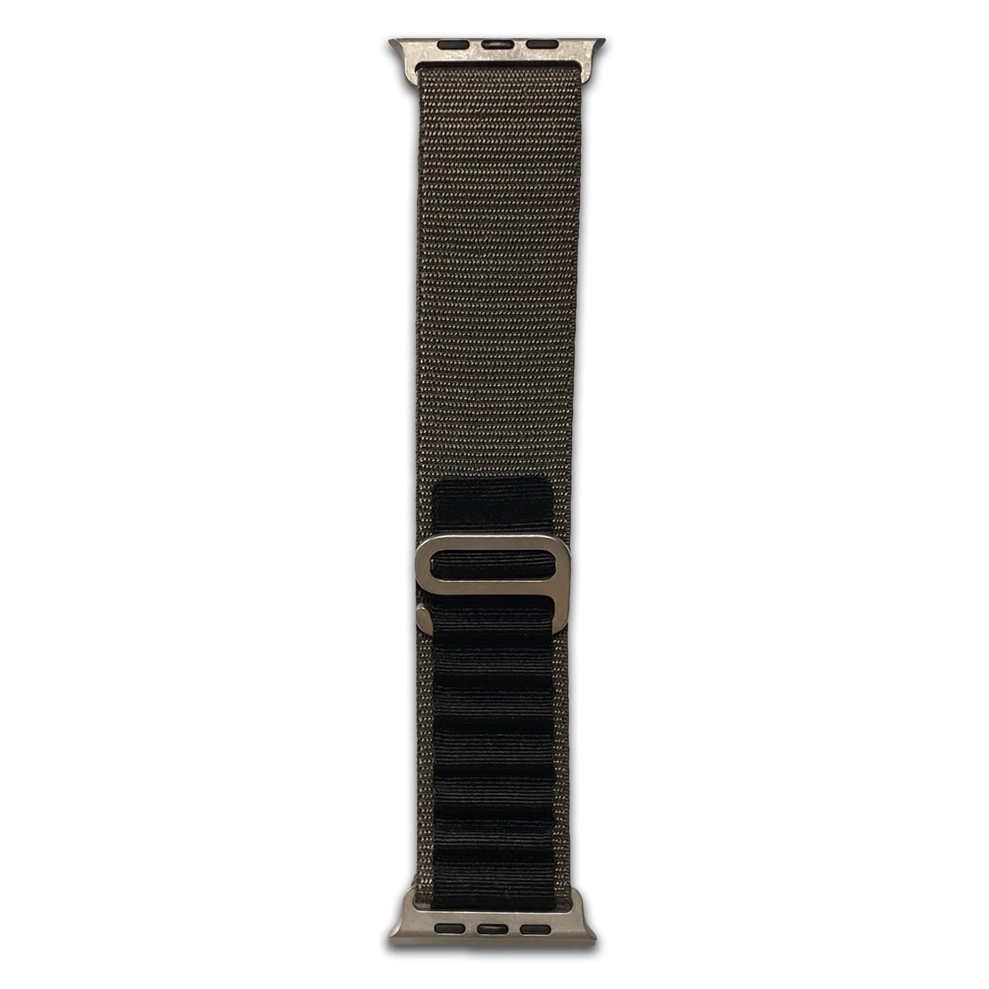 Olive Green Alpine Loop Nylon Watch Band Compatible with Apple Watch