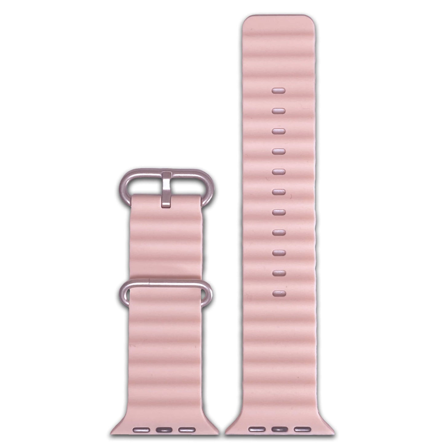 Pink Ocean Style Silicone Apple Watch Band