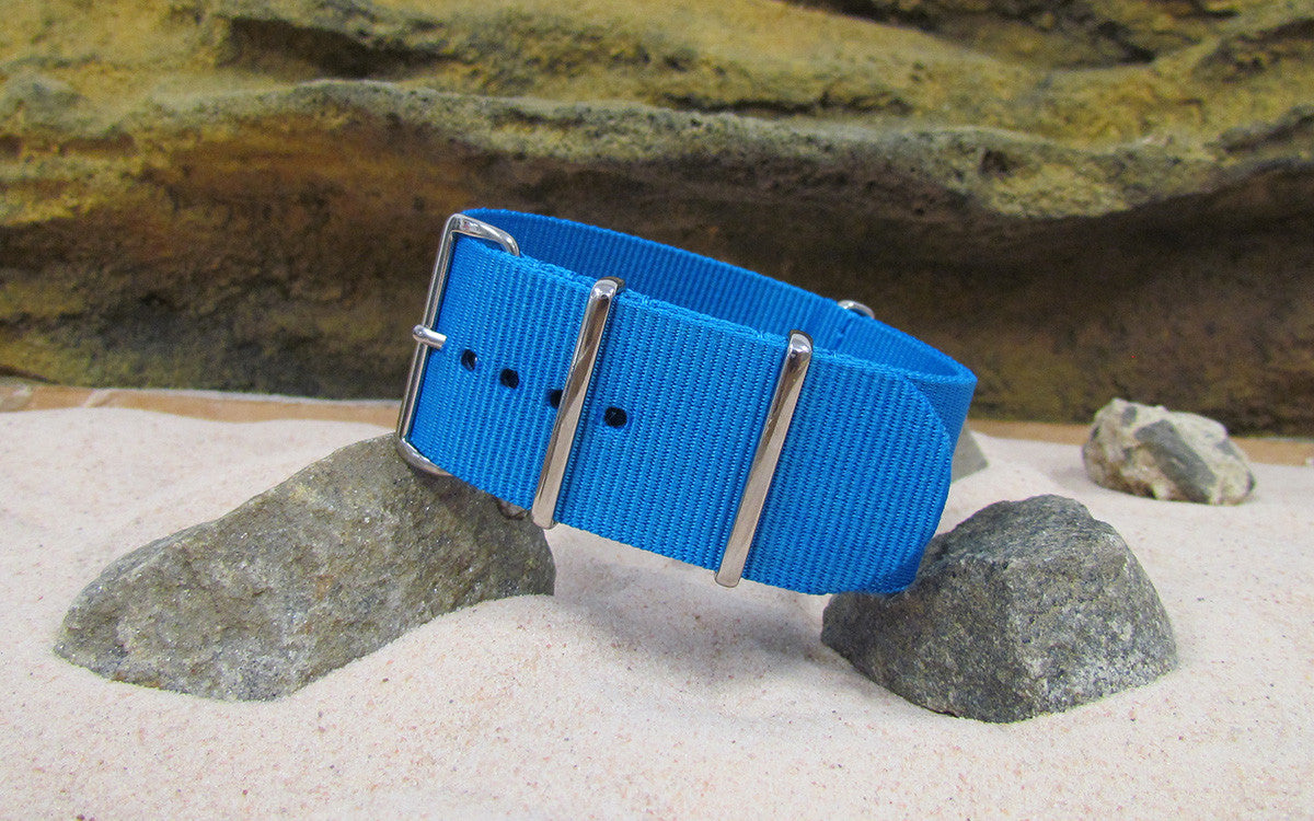 Aquarius Blue | One-Piece | Nylon | Polished Hardware