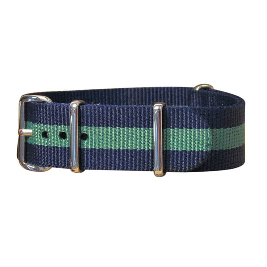 Aurora Ballistic Nylon Watch Strap w/ Polished Hardware