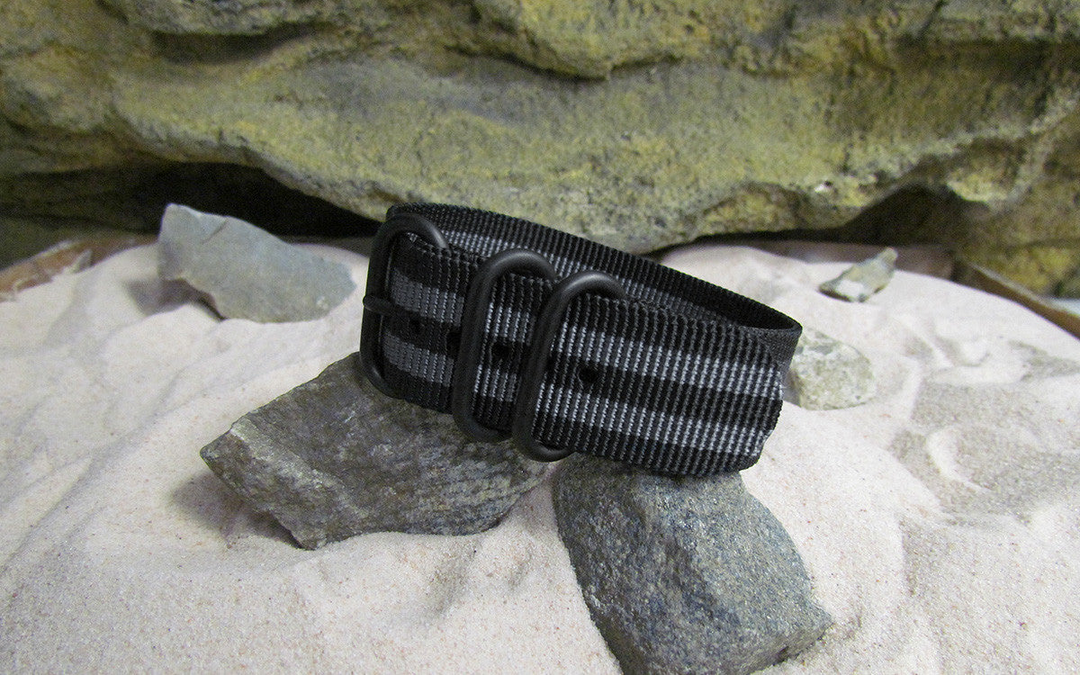 Black-Ops II Z3™ | Black & Gray | One-Piece | Nylon | PVD Hardware