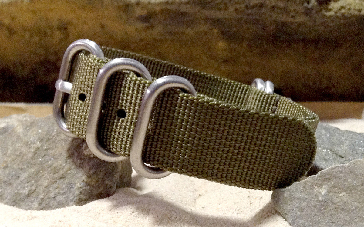 Brigade Olive Green XL Z5™ | One-Piece | Nylon | Brushed Hardware