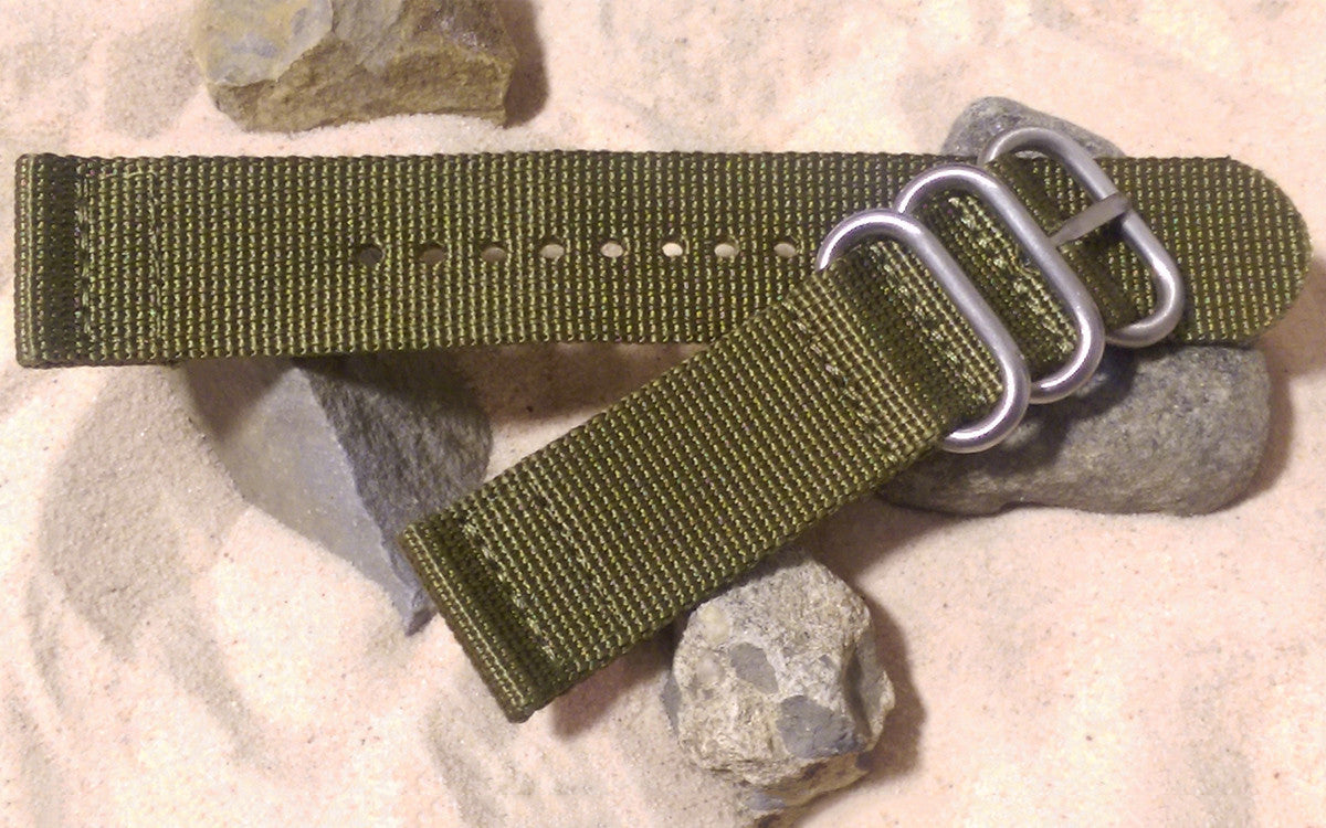 Brigade Olive Green Z3™ | Two-Piece | Nylon | Brushed Hardware