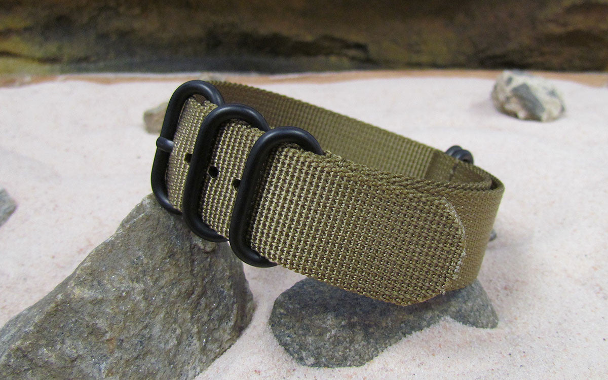 Cadet XII Z5™ Ballistic Nylon Watch Strap w/ PVD Hardware