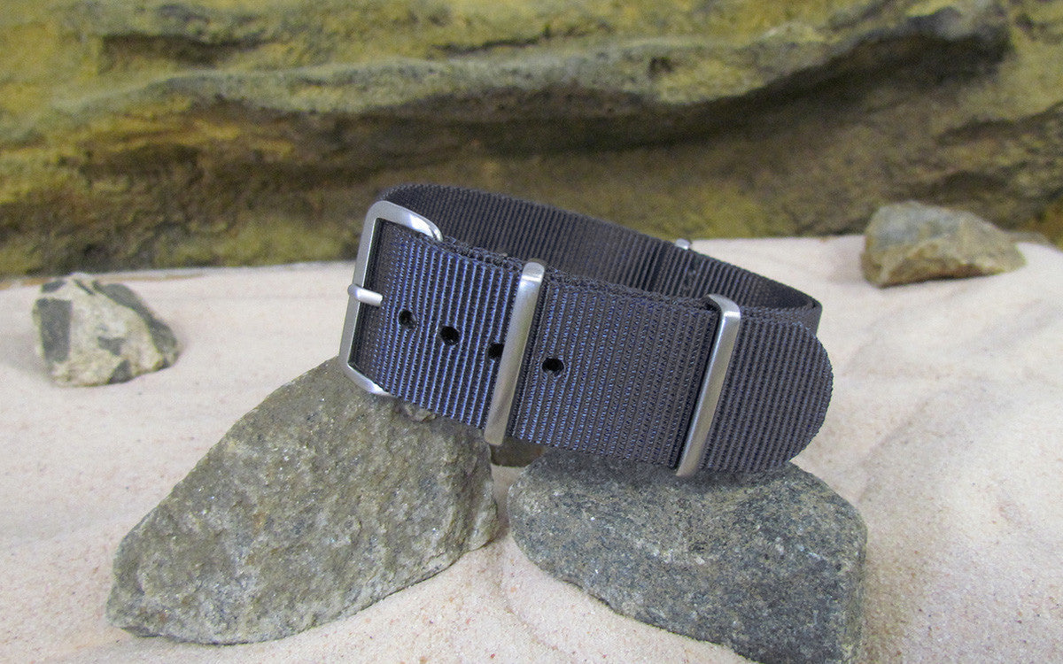 Crew Ballistic Nylon Watch Strap w/ Brushed Hardware
