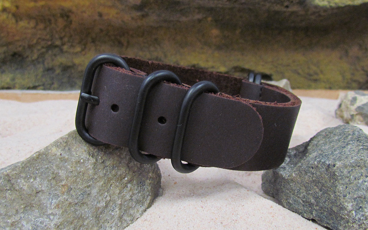 Deputy Z5™ | Matte Brown | One-Piece | Leather | PVD Hardware