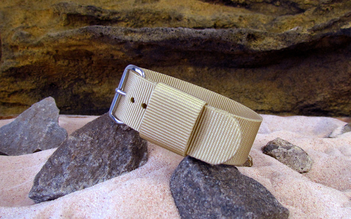 Desert Dweller RAF | Ivory | One-Piece | Nylon | Polished Hardware