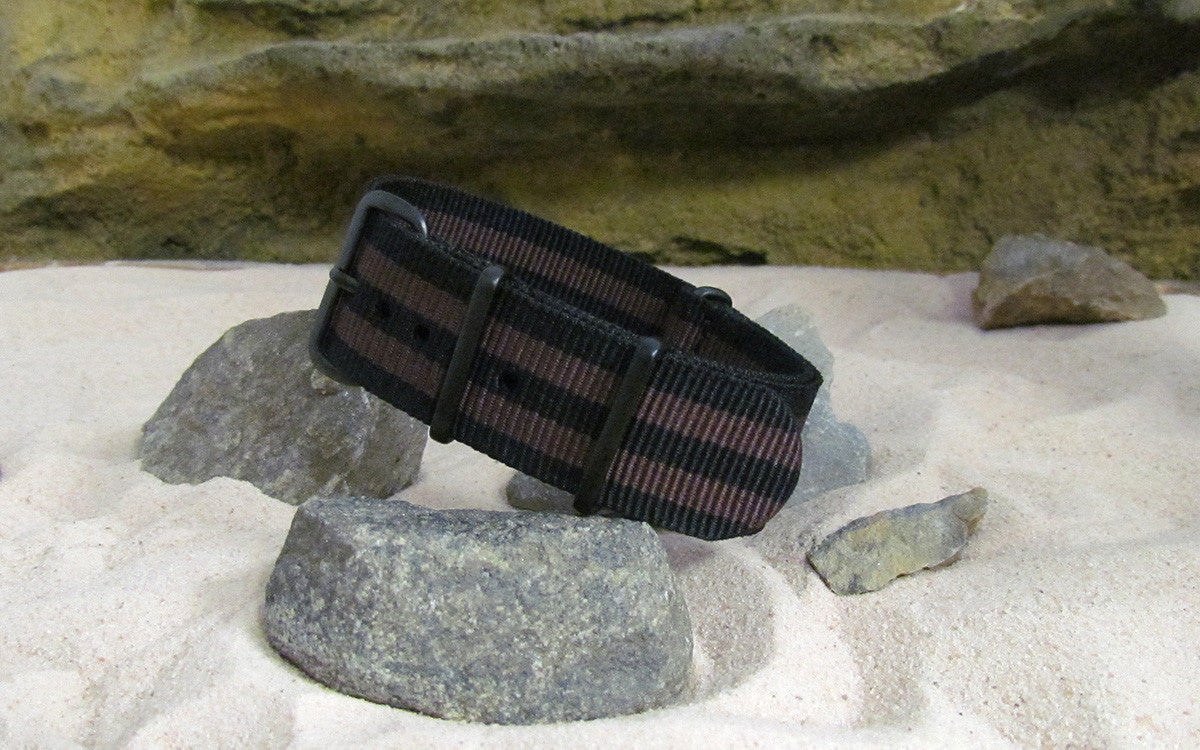 Eclipse II | Black & Coffee Brown | One-Piece | Nylon | PVD Hardware