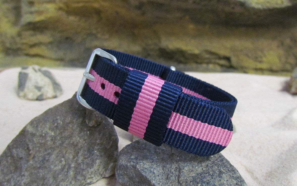 Gentleman III RAF Military Style Watch Strap w/ Polished Hardware 18mm ONLY