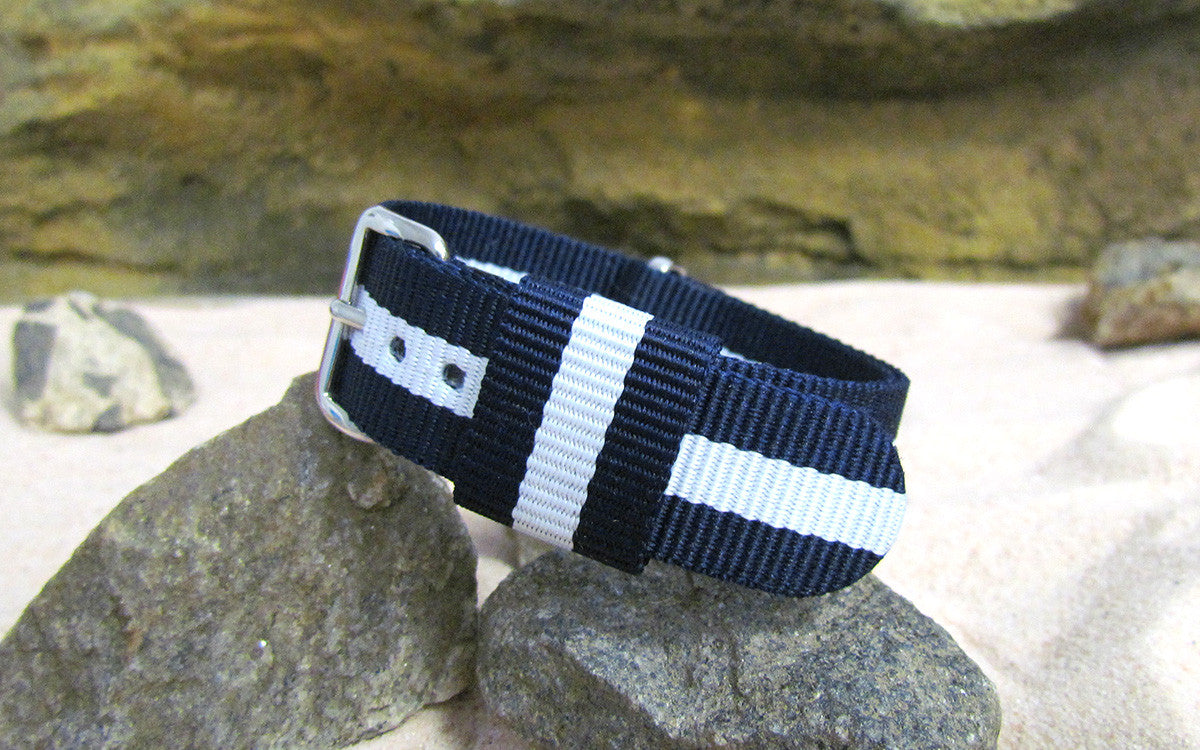 Gentleman RAF | Navy & White | One-Piece | Nylon | Polished Hardware