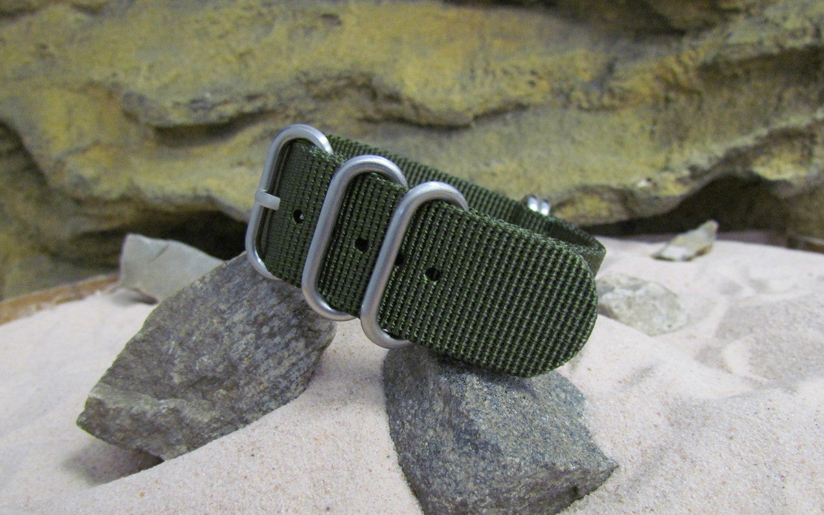 Infantry Z5™ | Olive Green | One-Piece | Nylon | Brushed Hardware