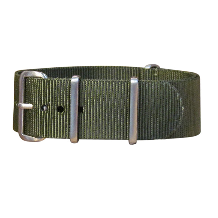 Infantry Ballistic Nylon Watch Strap w/ Brushed Hardware