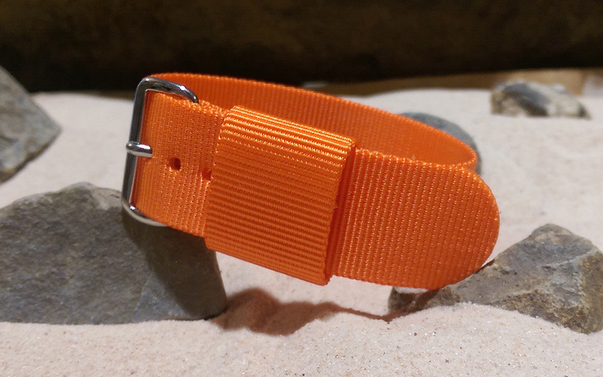 Lava Orange RAF | One-Piece | Nylon | Polished Hardware