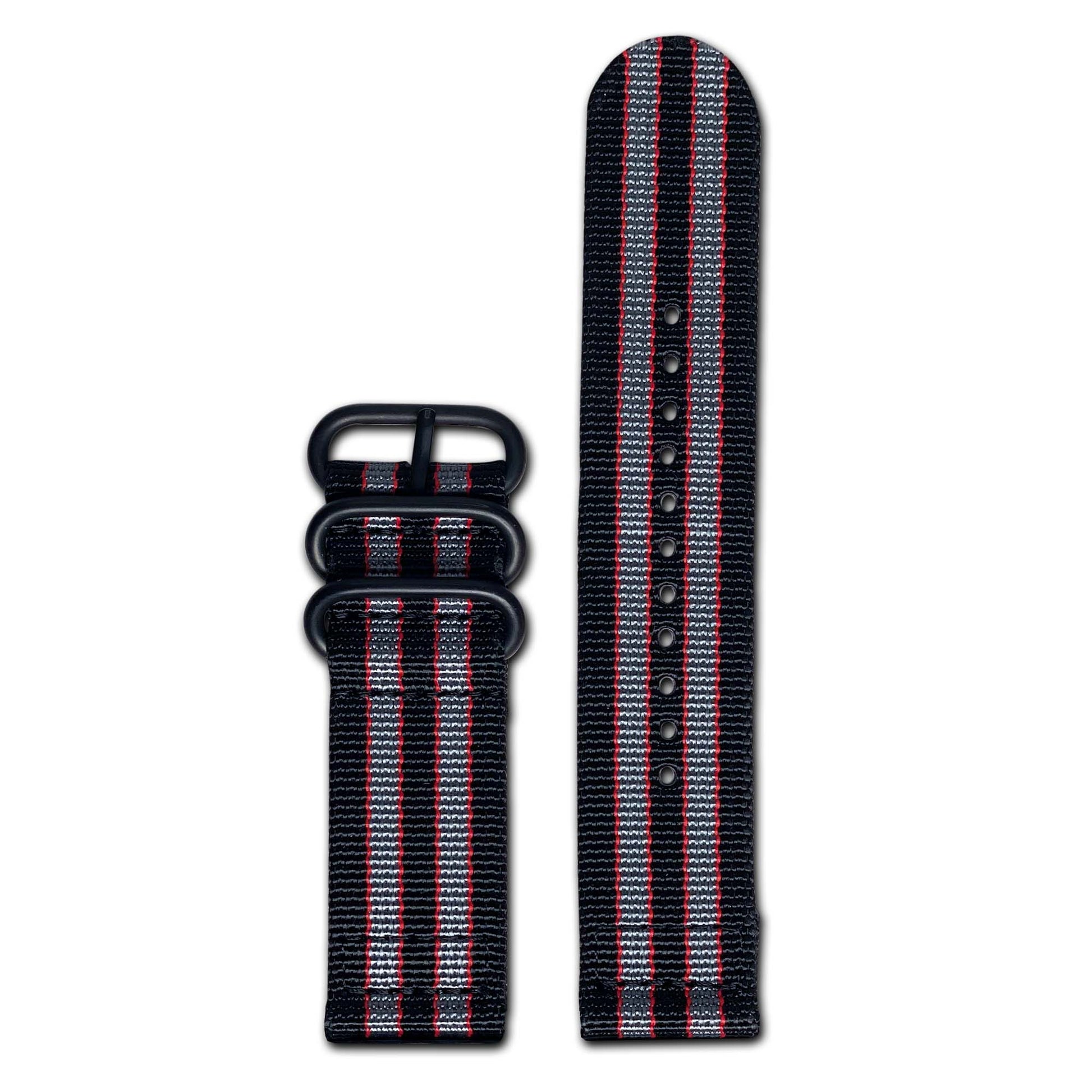 MI6 Bond II Z3™ Two-Piece Ballistic Nylon Watch Strap w/ PVD Hardware