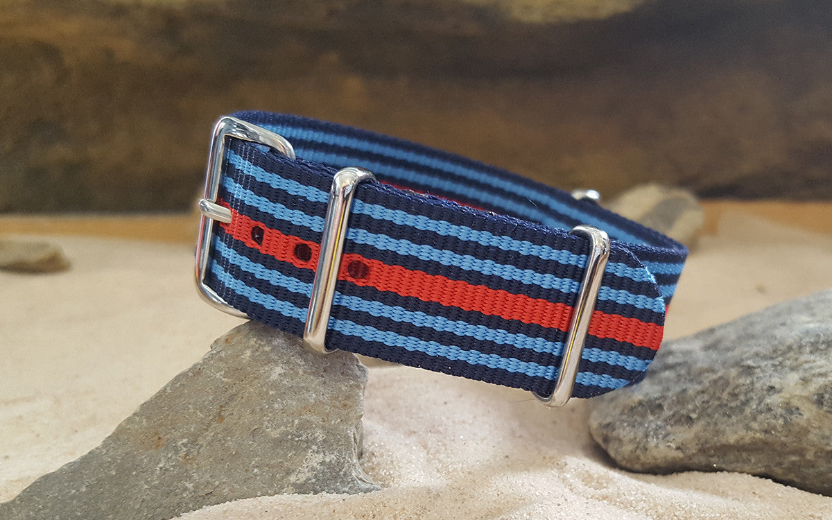 Martini | Navy & Red & Blue | One-Piece | Nylon | Polished Hardware