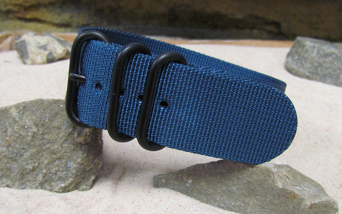 Mediterranean Z3™ Ballistic Nylon Watch Strap w/ PVD Hardware 26mm