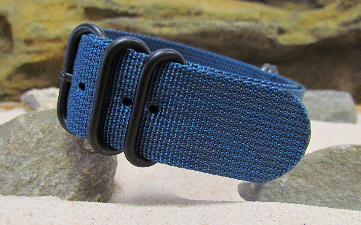 Mediterranean XII Z5™ Ballistic Nylon Watch Strap w/ PVD Hardware 26mm