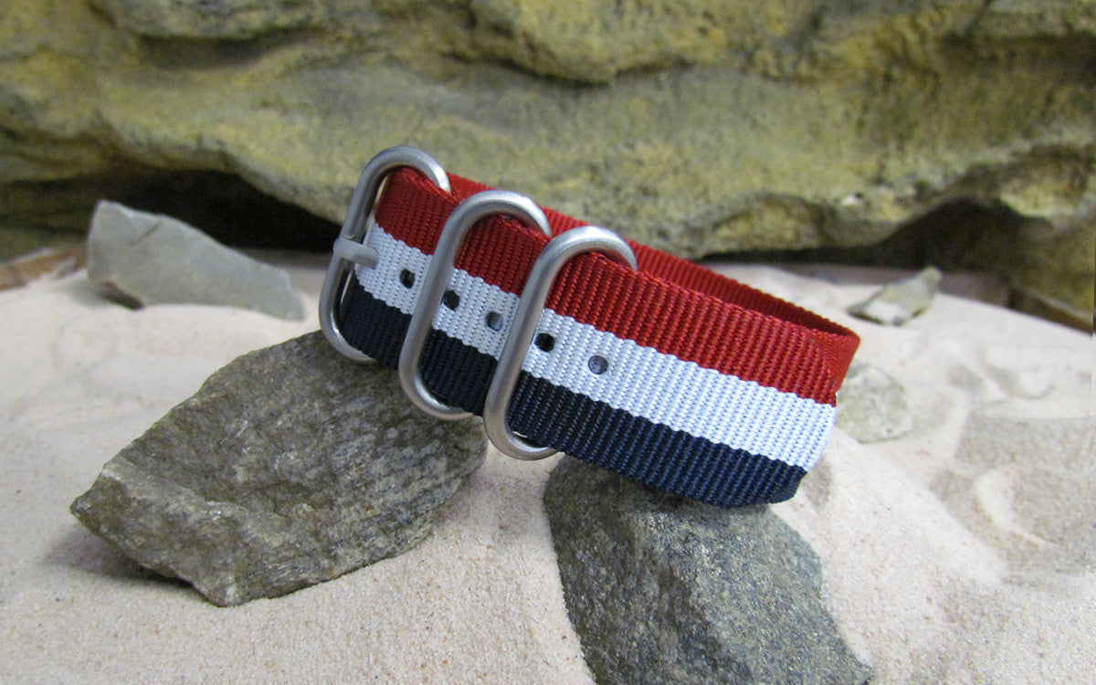 Patriot Z3™ | Red & White & Blue | One-Piece | Nylon | Brushed Hardware