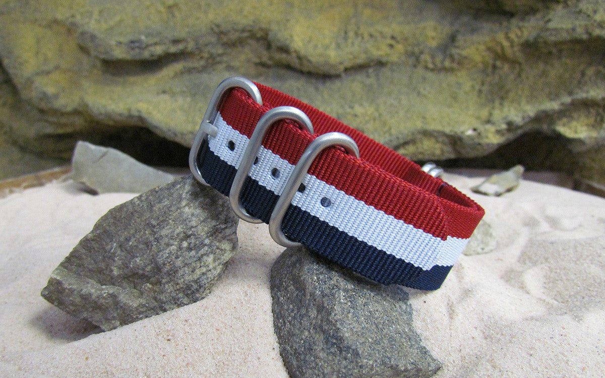 Patriot XL Z5™ | Red & White & Blue | One-Piece | Nylon | Brushed Hardware