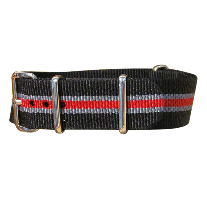 Raptor Ballistic Nylon Watch Strap w/ Polished Hardware
