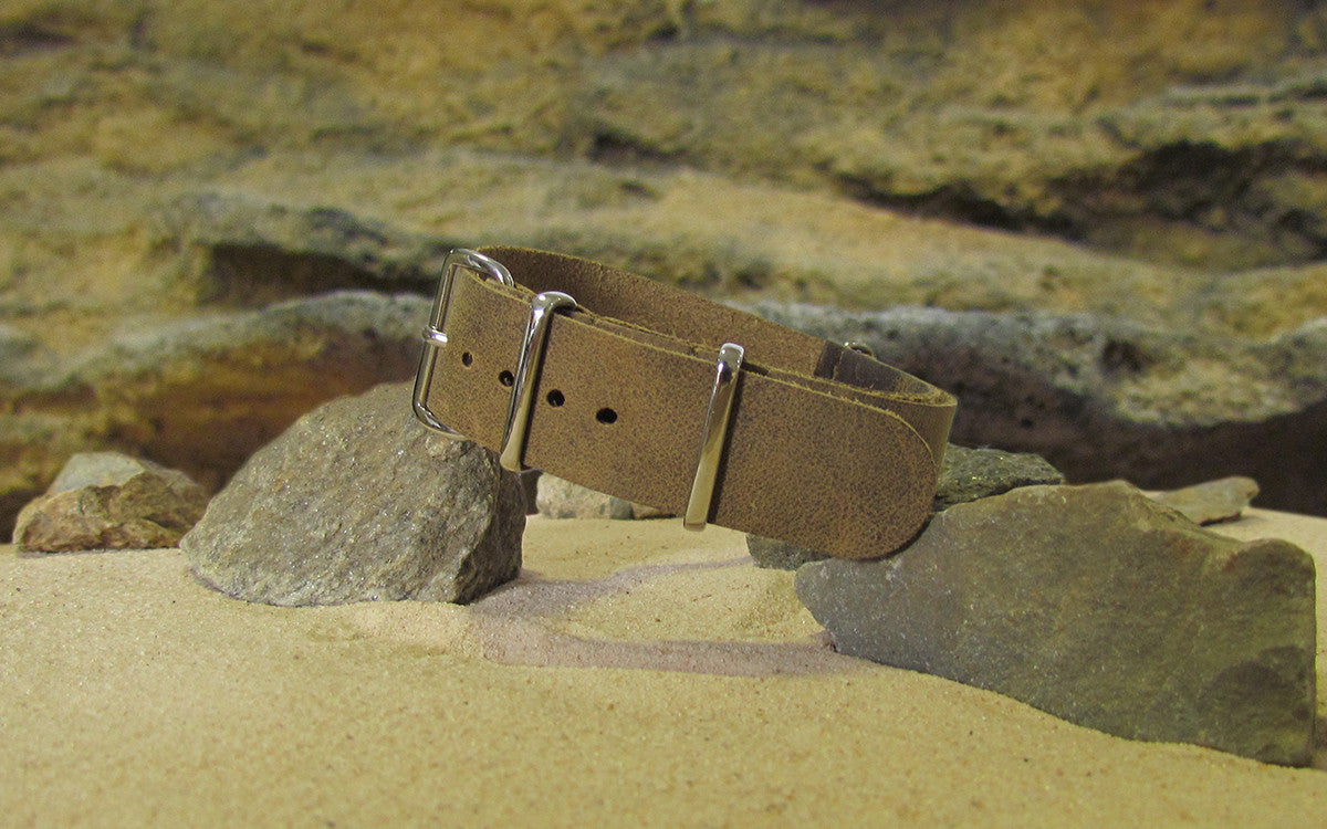 Sand Dune | Smokey Brown | One-Piece | Leather | Polished Hardware