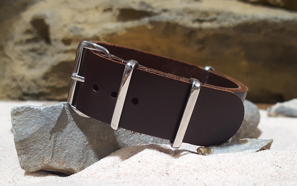 Sheriff | Brown | One-Piece | Leather | Polished Hardware