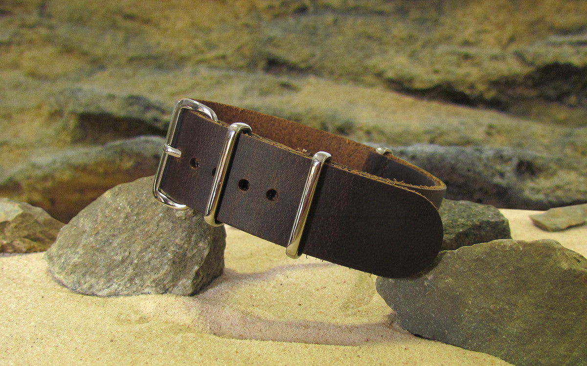 Tempest | Deep Brown | One-Piece | Leather | Polished Hardware