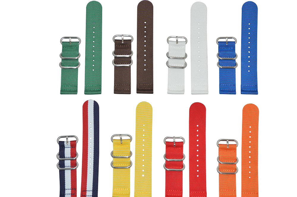 20mm Z3 Two-Piece Ballistic Nylon Strap with Brushed Hardware Bundle