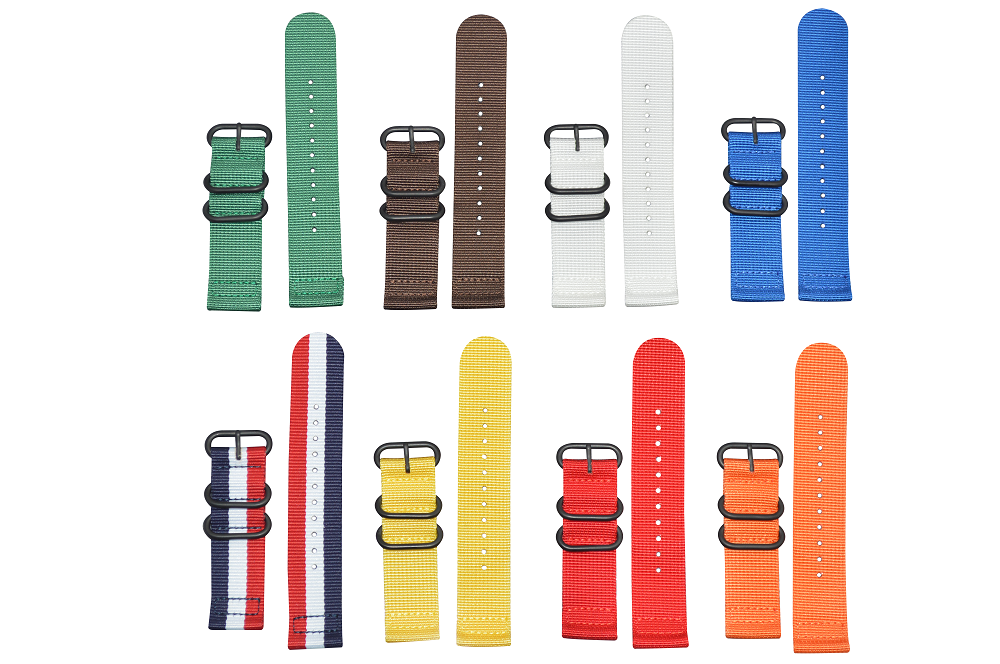 18mm Z3 Two-Piece Ballistic Nylon Strap with PVD Hardware Bundle