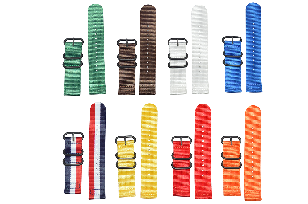 Ballistic Nylon Two Piece Strap: Color 8 20mm