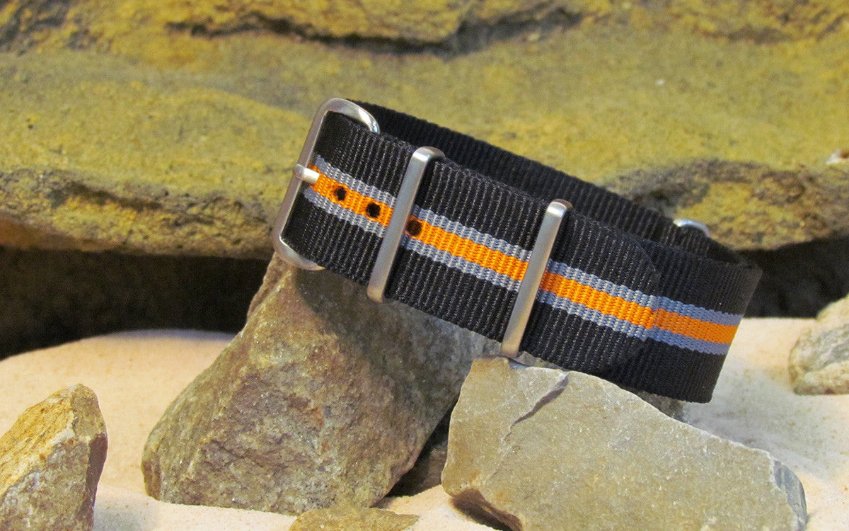 Gamma Ballistic Nylon Watch Strap w/ Brushed Hardware