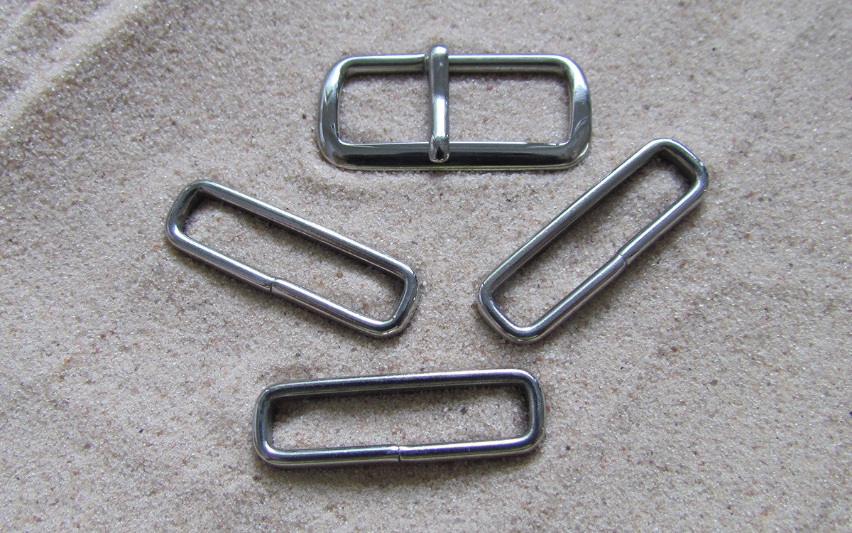 Polished Finish Ballistic Nylon Hardware 18mm