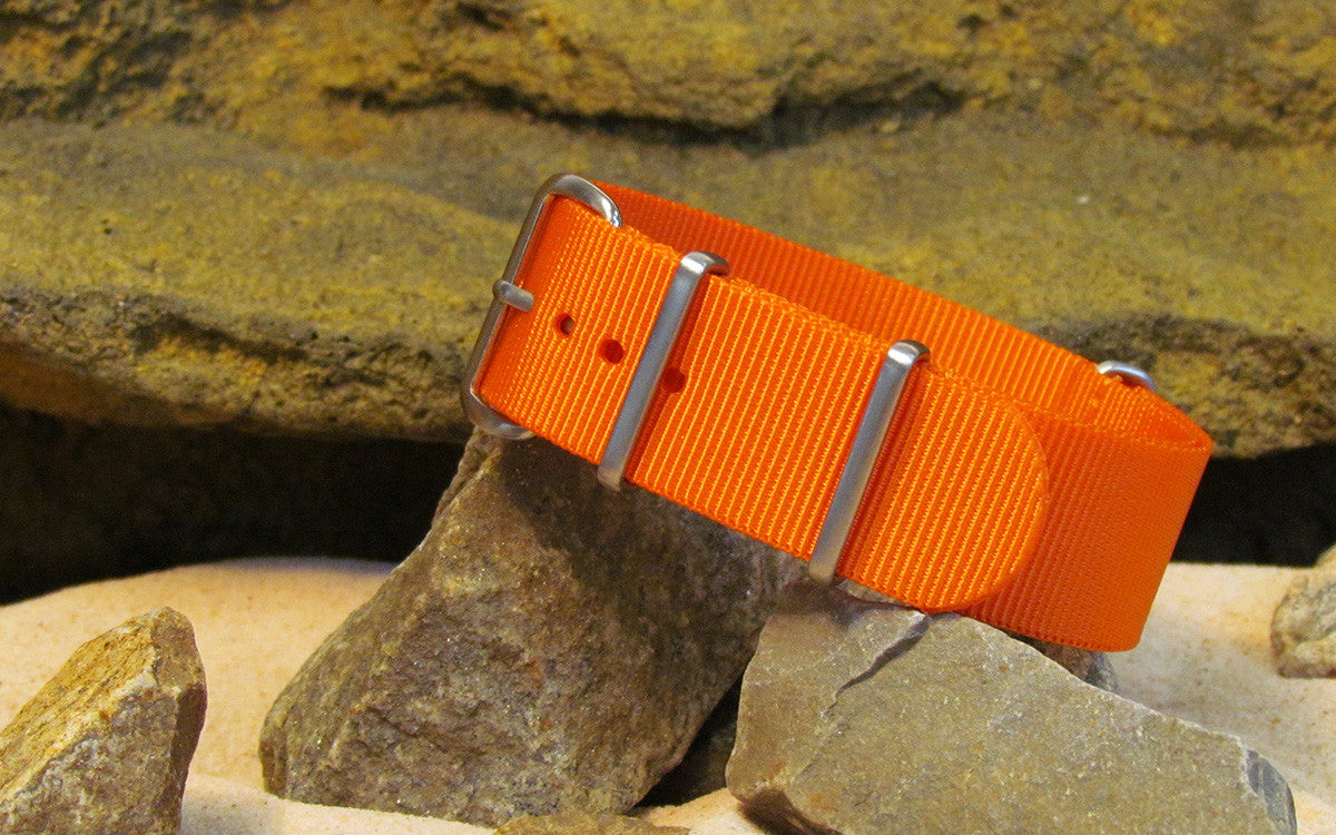 Inmate Ballistic Nylon Watch Strap w/ Brushed Hardware