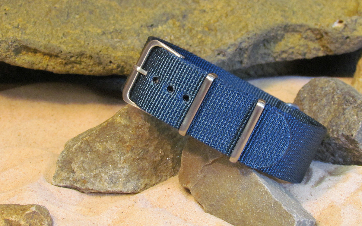 Mediterranean Blue XL | One-Piece | Nylon | Brushed Hardware