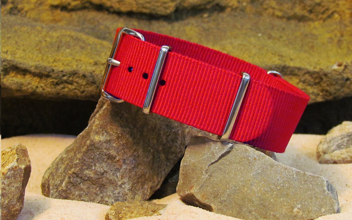 O-Negative Red | One-Piece | Nylon | Polished Hardware